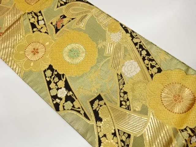 JAPANESE FUKURO OBI / WOVEN SHOCHIKUBAI
